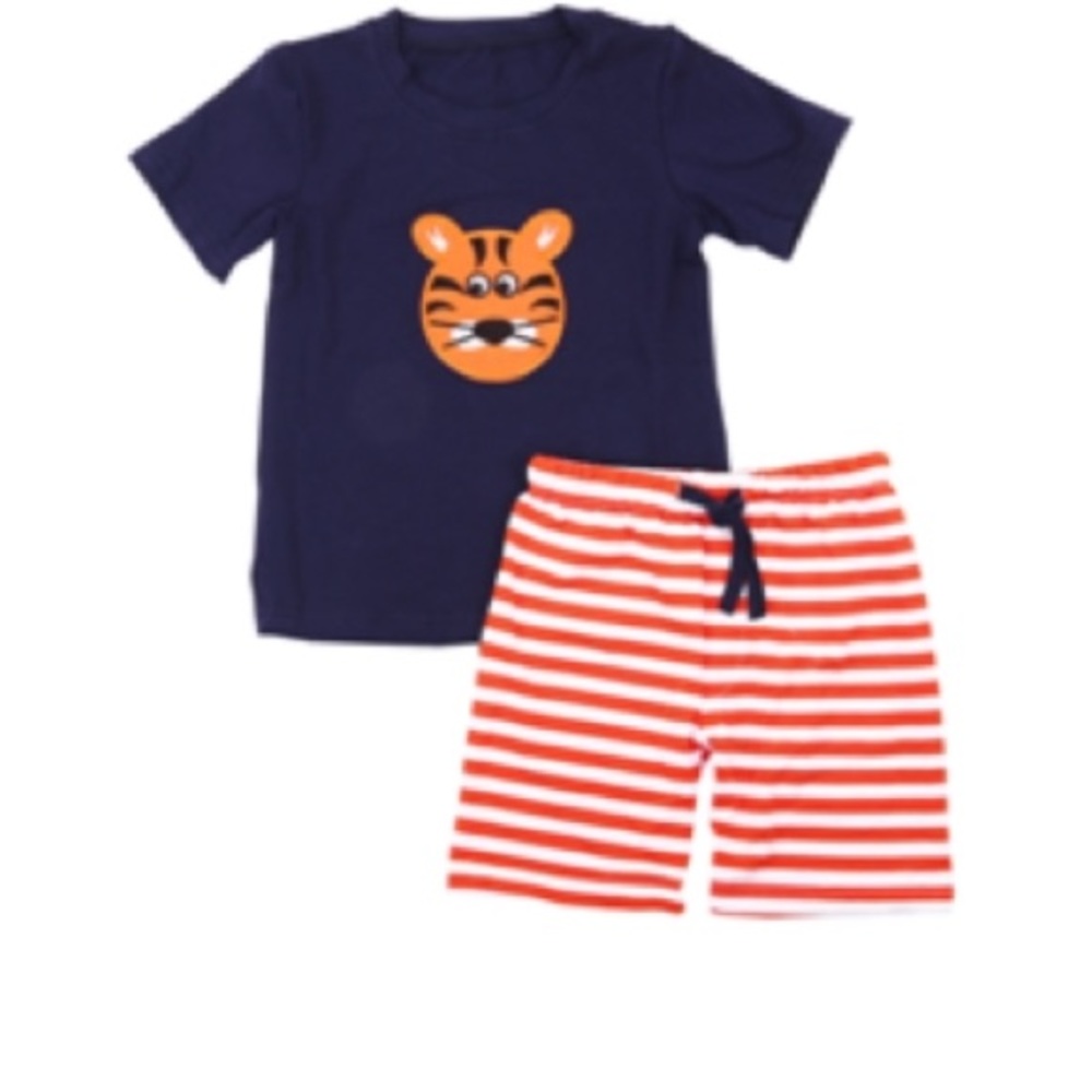 Boys tiger short set